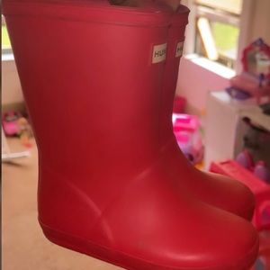 Hunter boots size 8c.